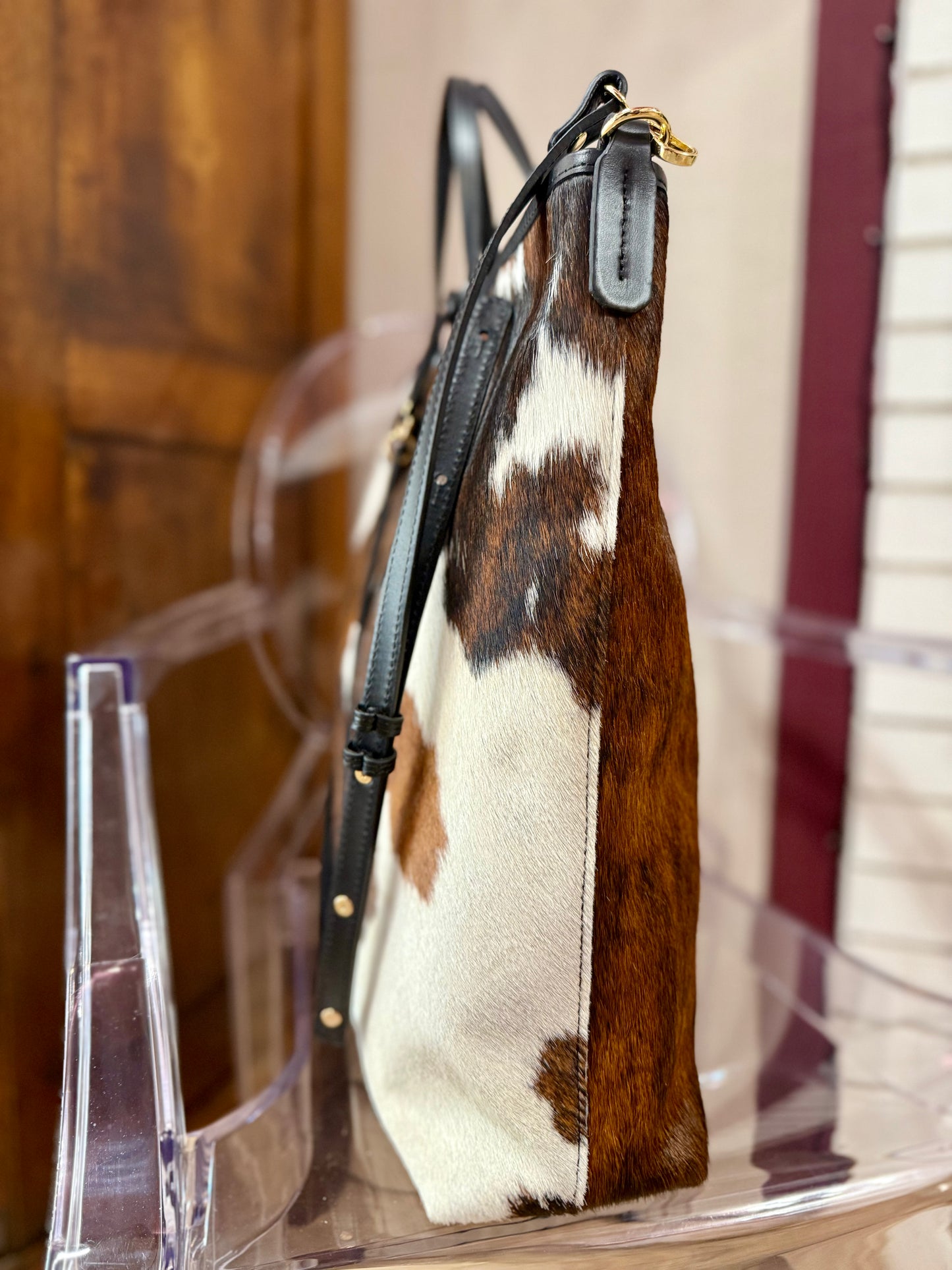 Borsa artigianale in vera pelle cavallino elegante e unica di Adorno 23