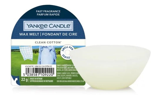 Clean Cotton - Cera da fondere
Yankee Candle
